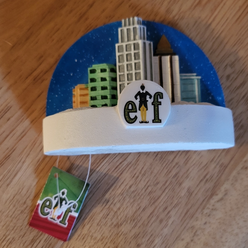 Elf Snow Globe Scene Aquarium Decor